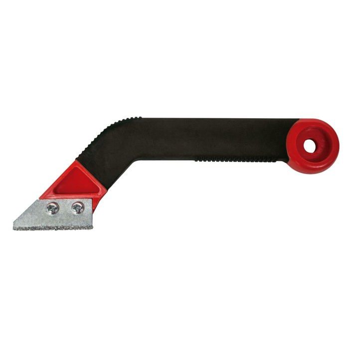 Grattoir pour joint - GENERIQUE - Ergonomique - 2 plaquettes Widia - Résistance à l'abrasion - Blanc