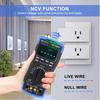 770D-C High-Accuracy NCV AC/DC Voltage/Ohm Tester Digital Multimeter 40,000 Counts, Color Screen Auto-Ranging True RMS