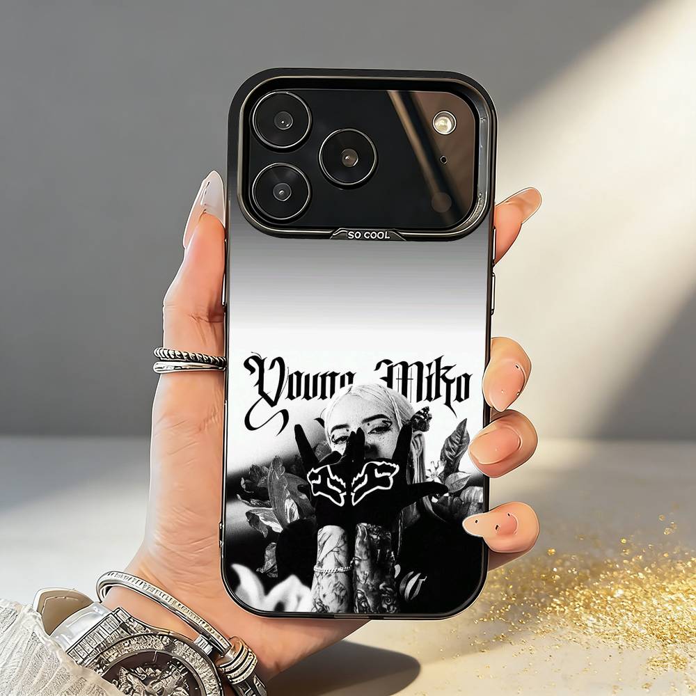 

C-Cool Young M-Miko Singer Phone Case For iPhone17,16,15,14,13,12,11,Pro,MAX White Matte Shockproof Cover iPhone15promax