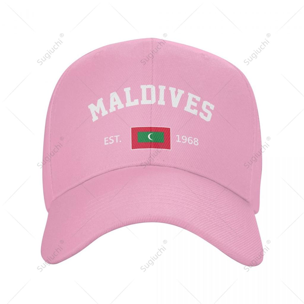 Baseball Cap Maldives EST Independence Day Wild Sun Shade Peaked Adjustable Outdoor Caps