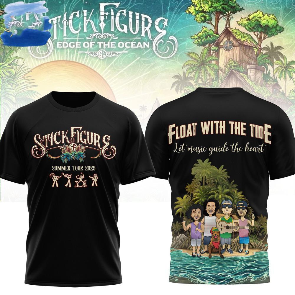 Stick Figure Band Summer Tour 2025 T-shirt Gift For Fan All size LI1797 Unisex T-Shirt XXXXL