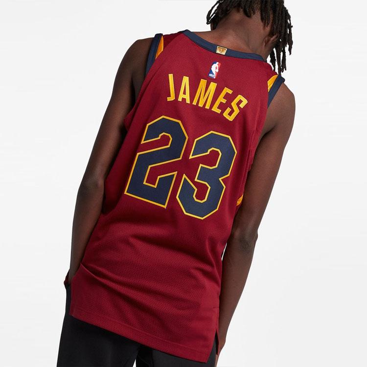 Nike NBA Limited Edition Cavaliers LeBron James Sports Sleeveless Polyester Breathable Basketball Jersey AU Player Version 863018-677