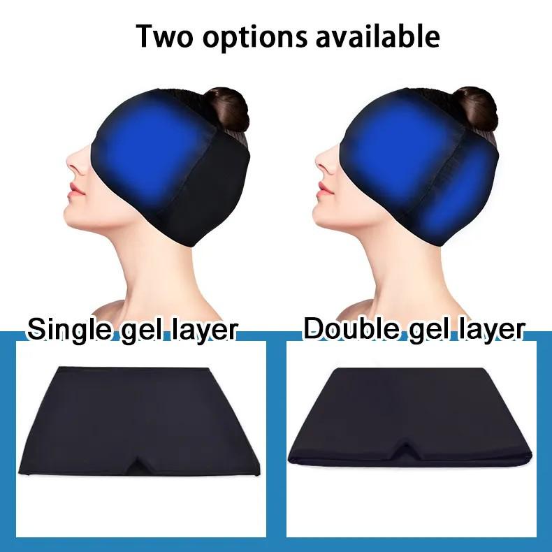 Dual-Use Hot & Cold Gel Hat for Migraine & Hangover Relief