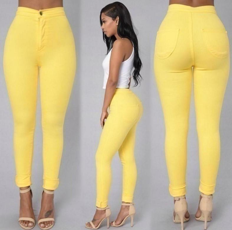 Colorful Slim Fit Stretch Casual Jeans – Large Stock Available