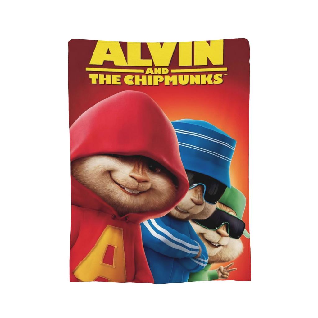 Alvin and the Chipmunks Blanket Multi-size Cozy and Lightweight  Throw Blankets for Couch Sofa and Bed