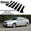 6Pcs Car Door Window Frame Pillar Post Stickers for Ford Mondeo MK4 2008 2009 2010 2011-2013 B C Column Cover Styling Decoration