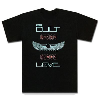 The Cult Μουσική Αγάπη Άλμπουμ Αγγλικό Ροκ Μπλουζάκι