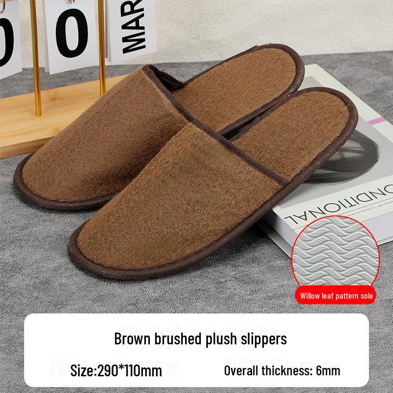 Luxury Non-Slip Disposable Slippers for Home and Hospitality Use