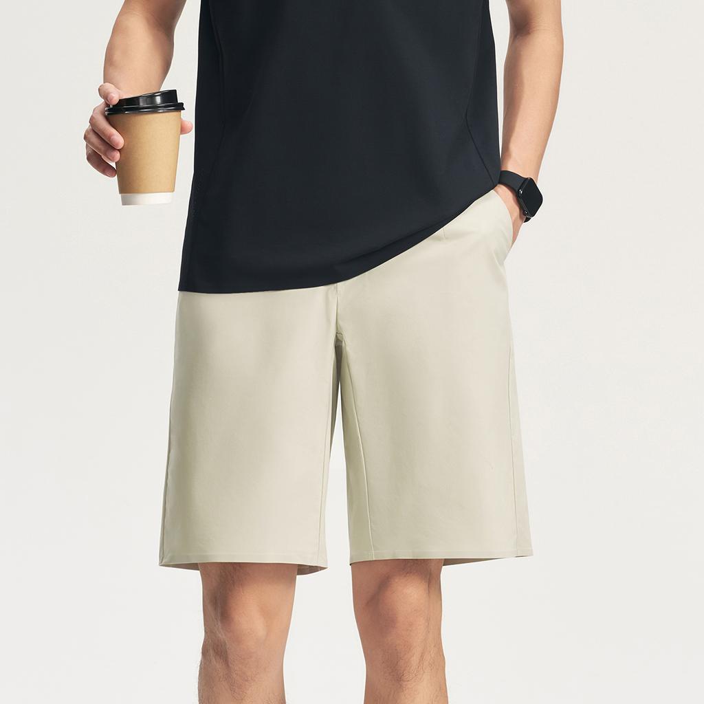 Li-Ning Honor Gold Standard | Simple Fashion Casual Solid Color Running Windproof Water-Repellent Comfortable Breathable Woven Sports Shorts AKSW399-4