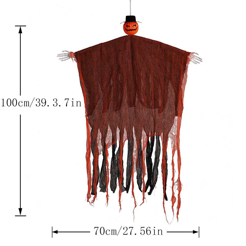 Creative Skeletonsd Hanging Pendant Scary Ghost Ornaments Halloween Hanging Pumpkin Ghost  Props