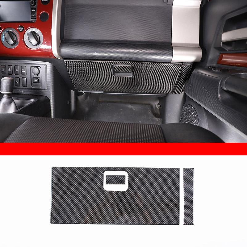 Soft Carbon Fiber For Toyota FJ Cruiser 2007-2025 Car Center Control Interior Sticker Car Modification Accessories