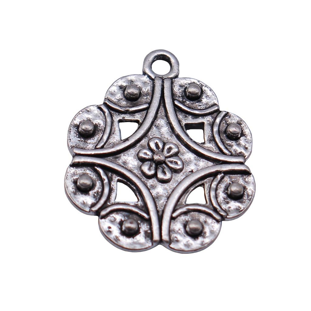 Flowers Of Life Charms Vintage Alloy Pendants For Nature Inspired Jewelry Making