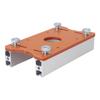 Wood Trimmer Base 2 In 1 Wood Router Base Slotting Bracket for Trimmers Inner Diameter 65mm Wood Thickness Range 0 5cm