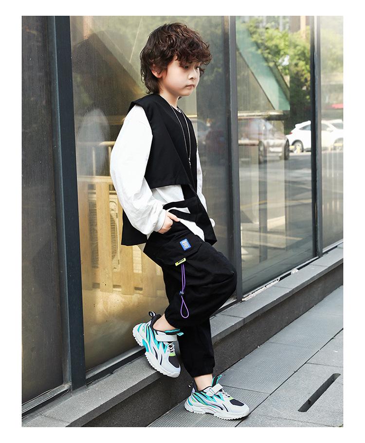 Boys' 2025 Autumn/Winter Breathable Mesh Running Shoes - Non-slip, Wear-resistant Sports Shoes for Kids