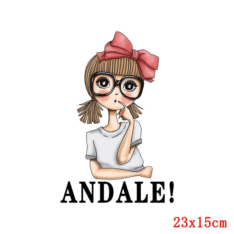 Letter Patch Cartoon Thermo Patches On Clothes Stripe Child Thermal Applique For T-Shirt Sticker Iron On Transfer For Clothing