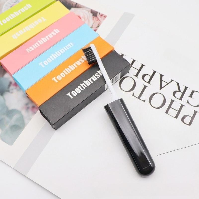 Wiederverwendbare, tragbare, faltbare Zahnbürste mit Zahnbürsten-Organizer, süße, faltbare Mini-Zahnbürste mit weichen Borsten für unterwegs nach Hause
