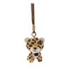 Entzückender Waldtiere Taschenanhänger Schlüsselanhänger: Tiger, Löwe, Leopard und Hirsch Plüschtier Anhänger