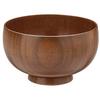 Yamanaka Lacquerware Shirasagi Woodwork Soup Bowl, Shirasagi Bowl, Small, Approx. 10cm, Cherry Blossom, Lacquered Brown, Made In Japan