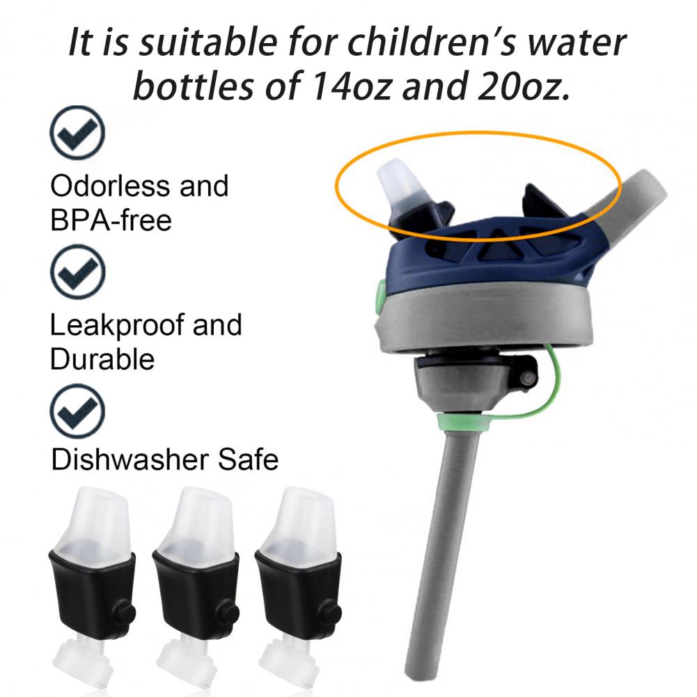 Silikon-Düsen-Ersatz-Ausguss für Kinder-Wasserflasche Selbstabdichtendes Mundstück BPA-frei 14oz/20oz Wasserflaschen-Ersatzteil