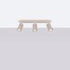 Plafon Karbon 3 Gu10 Taupe Alu Sollux Sl.1764