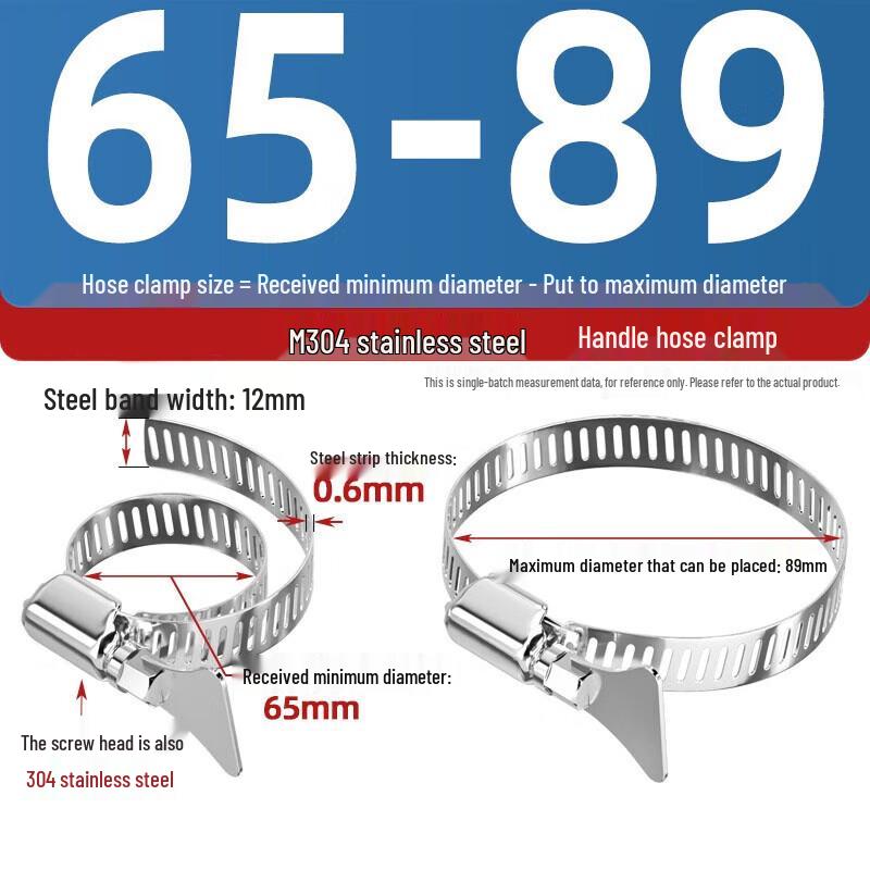 Zhongbu Industrial 304 Stainless Steel Hose Clamp