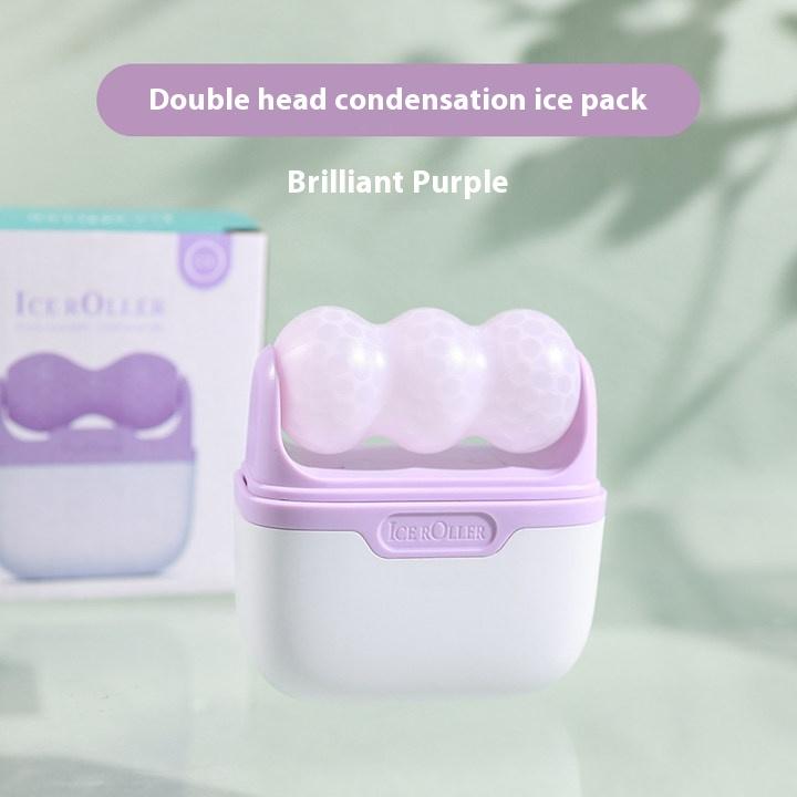 Cold Compress Device Double Headed Roller 2-In-1 Ice Massage Device Multi Functional Massager For Relieving Edema Cooling