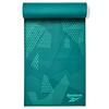 Reebok 7mm Grüne Halbtonton Fitness für und Trainingsmatte, Dick, Breit, Schalldicht, Yoga, Pilates,