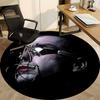 1PC Rammstein Office Round Rug, Non-slip, Soft and Durable Office Rug for Interior Decoration, Perfect for Office, Beautiful Decoration