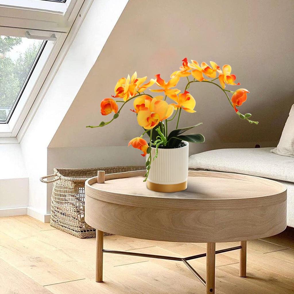 Artificial Flower 13 Inch Decoration Gold-bottomed Home