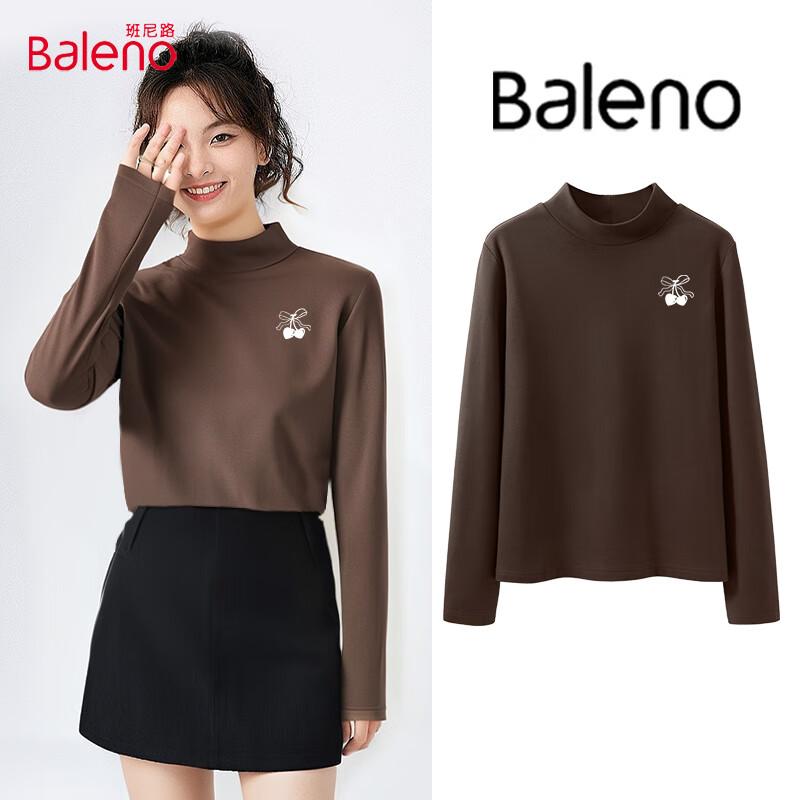 Baleno Women s Mock Neck Fleece Base Layer Top S