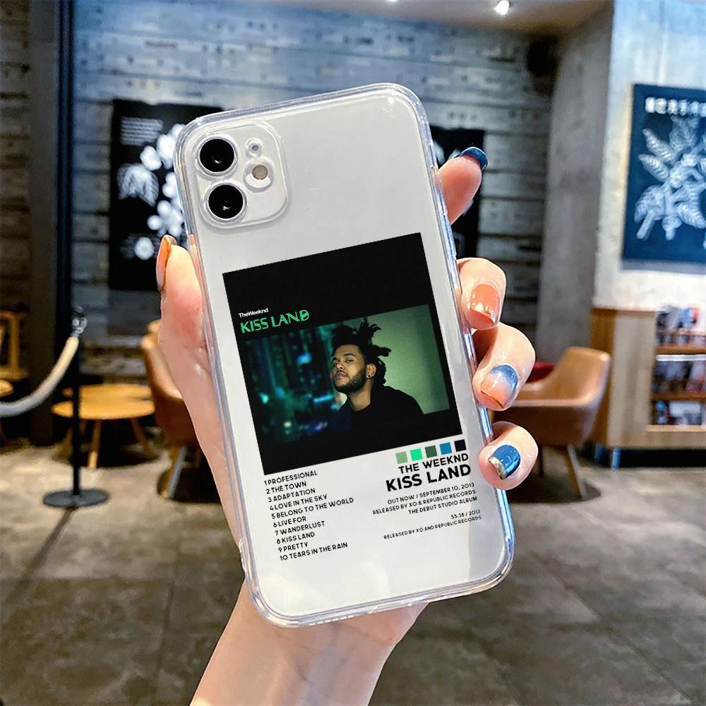 The Weeknd Minimalist Poster Phone Case For iPhone 17 16 15 11 12 14 13 Pro Max Mini X XS XR 7 Plus SE 16E Air Transparent Cover