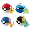 Elf Pokemon Ball Toy Anime Figure Pikachu Eevee Mew Charizard Poke Ball Small Pocket Monster Figurine Pokeball Children Gift