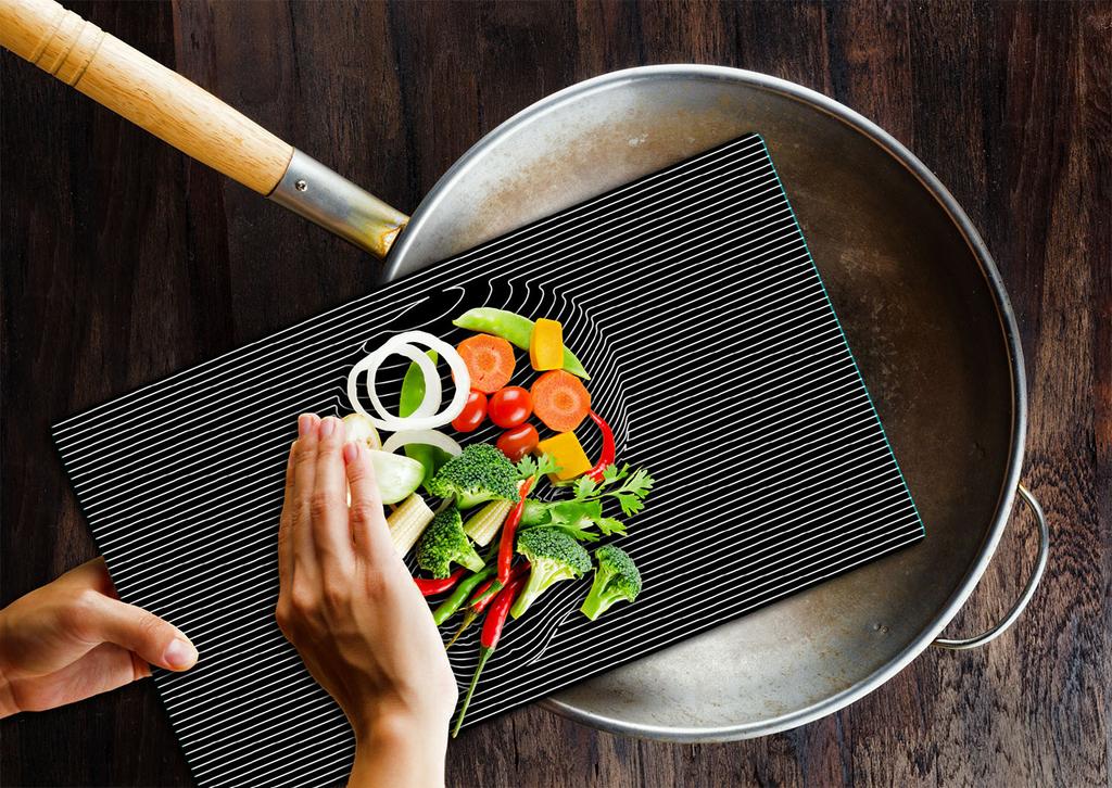 Glass Board Cutting Board 52X30 Black