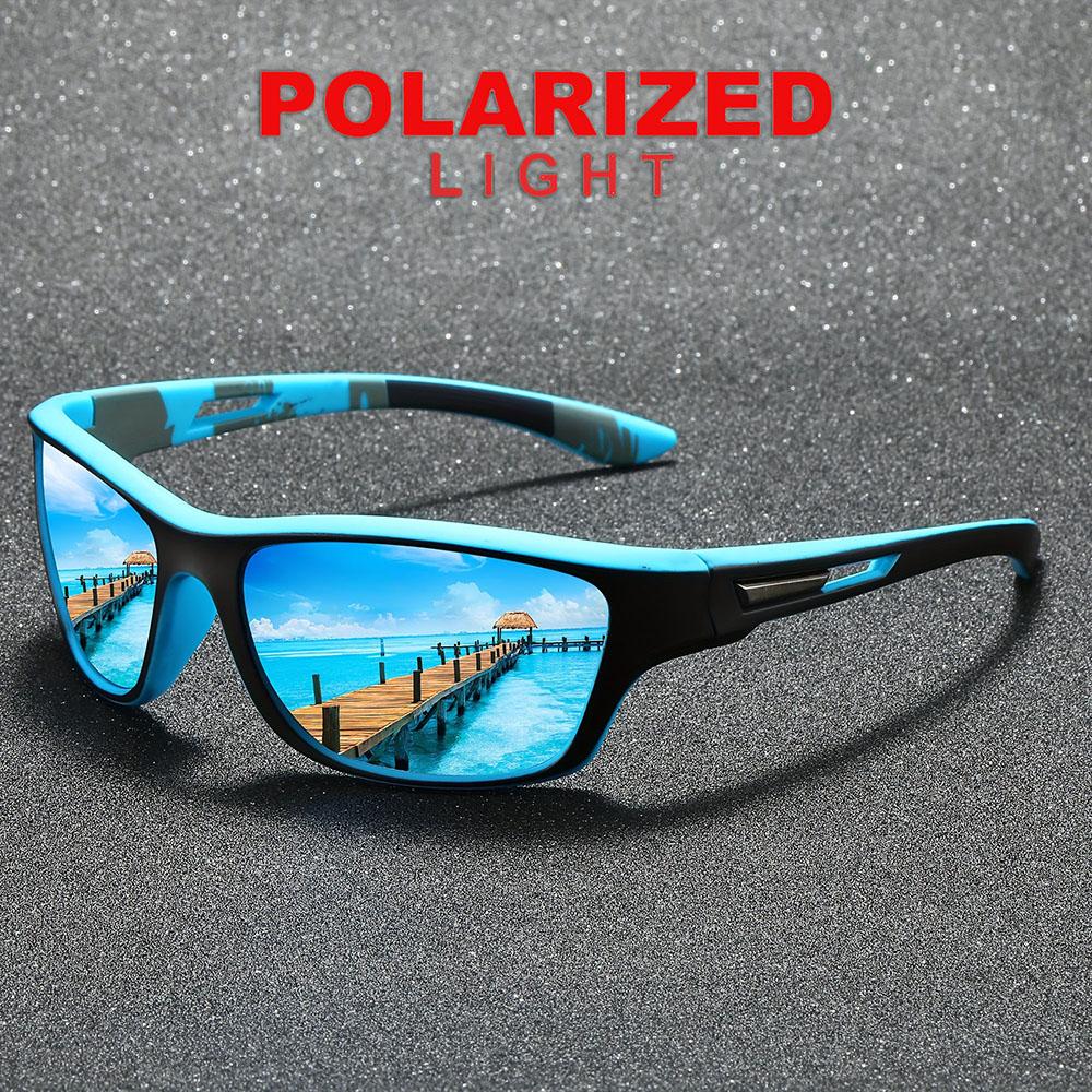 Classic Wrap Around Sunglasses for Men Women UV Protection Outdoor Sports Fishing Driving Travel