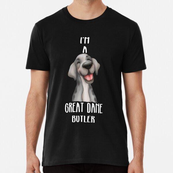 Great Dane Butler Premium T-Shirt S To 5XL Made In the AU/USA T-Shirt
