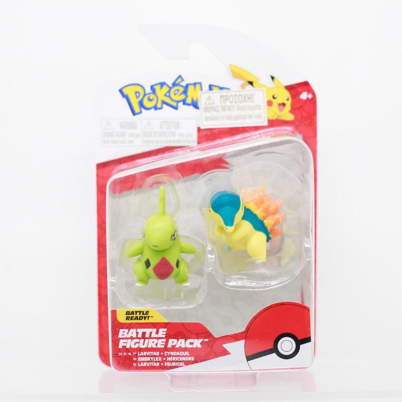 Pokemon Battle Figures Pack Litten Level Ball Eevee Friend Ball Model Totodile Alakazam Pikachu Larvitar Cyndaquil Sets Toy Present