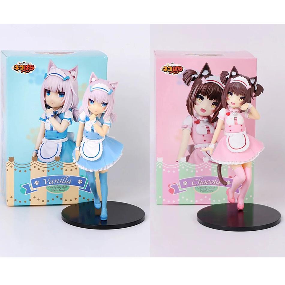 Nekopara Anime Cat Maid Figure - Cute Vanilla Style PVC Static Model Child Collectible Toy Gift Cat Doll for Fans