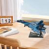 SU-33 Fighter 1/100 Diecast Alloy Aircraft Toy for Gift Boys Shelf Ornament