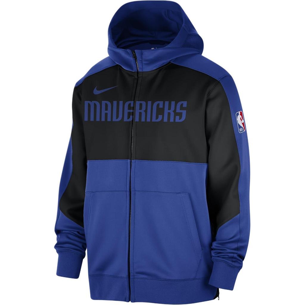 New Nike x NBA Dallas MavericksDri Fit SS24 Showtime Jackets & Coats Men's Blue Black FV1519-480