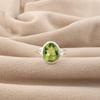 Natural Peridot Gemstone 925 Sterling Silver Handmade Jewelry Statement Ring For Anniversary Gift RR-80-9