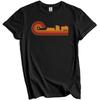 Retro-Stil Biloxi Mississippi Skyline T-Shirt