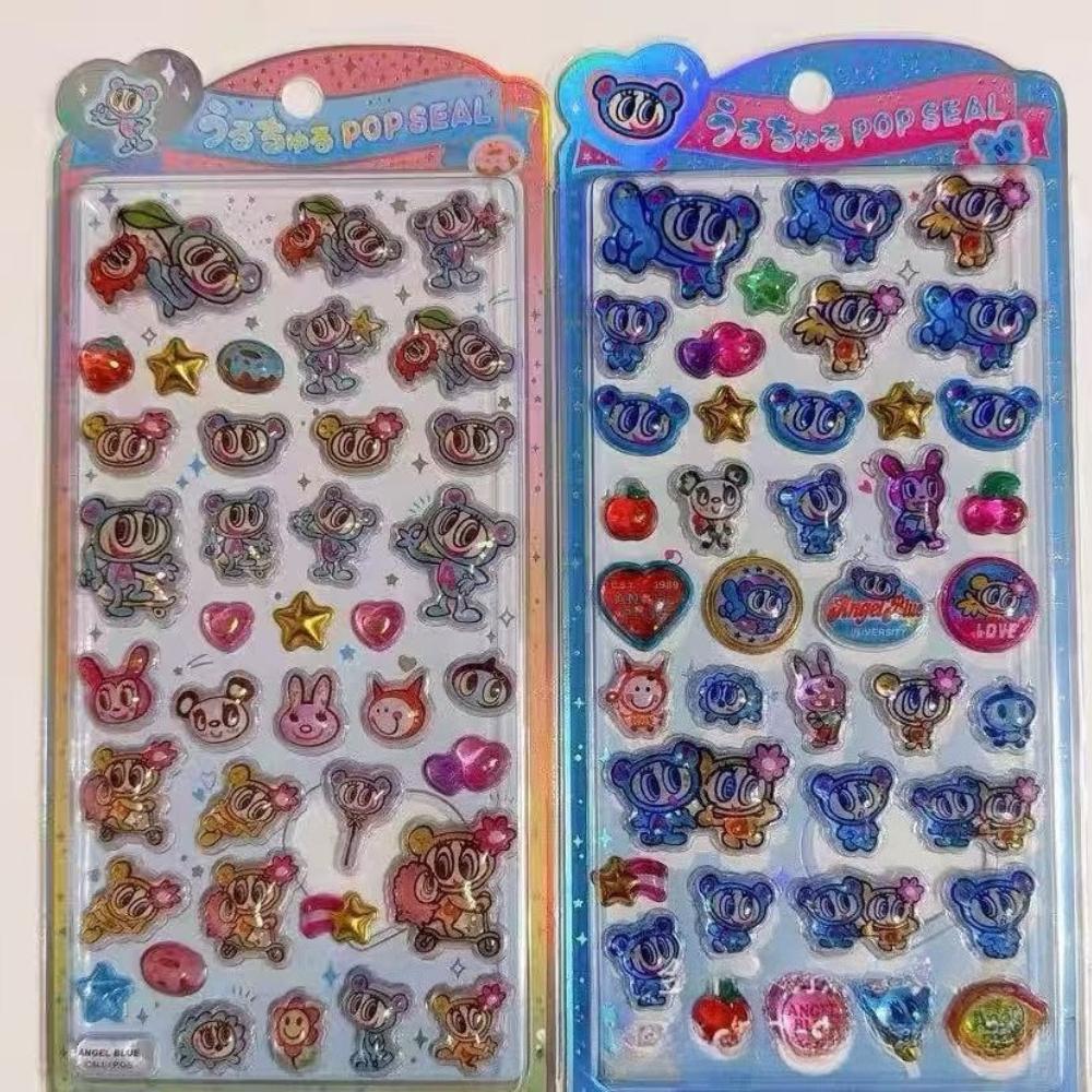 

Blue Angel 3D Resin Stickers for Japanese Blue Phone Case - Cute Kawaii DIY Decal Toy for Boys & Girls (As shown-719)-
