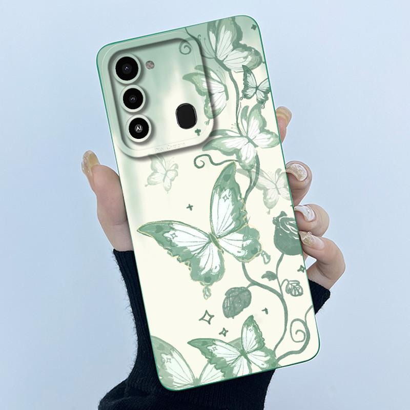 For Tecno Spark 8C Phone Case KG5k KG5j Cute Panda Girls Cats Liquid Silicone Back Cover For Tecno Spark Go 2022 Spark8C Funda