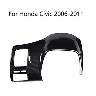 Cadre de garniture de tableau de bord en fibre de carbone pour honda civic 2006-2011