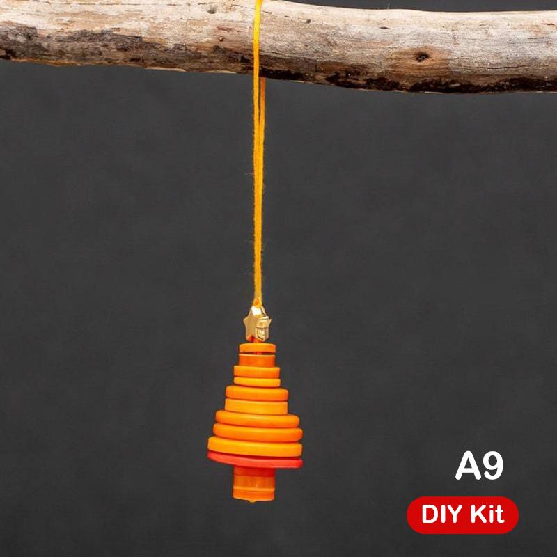 Diy Button Snowman & Angel Button Christmas Ornament Making Kit For Indoor/Outdoor Xmas Tree, Window & Party Decorations