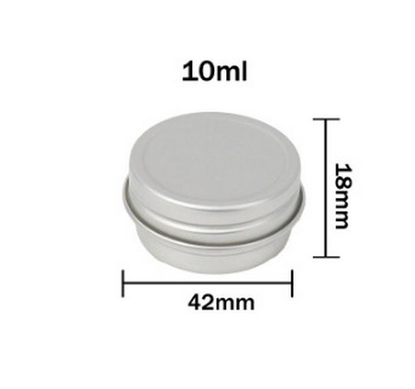 5g-250g Multi-Size Multi-Color Threaded Aluminum Tea Box Metal Can
