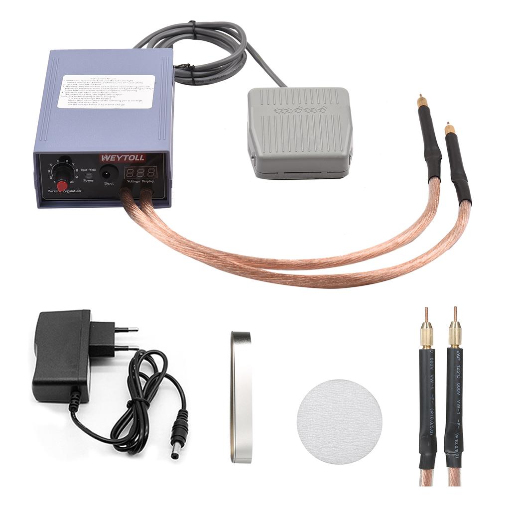 Soudeuse par points 5000W, Machine à souder par points portative haute puissance 0-800A, courant réglable