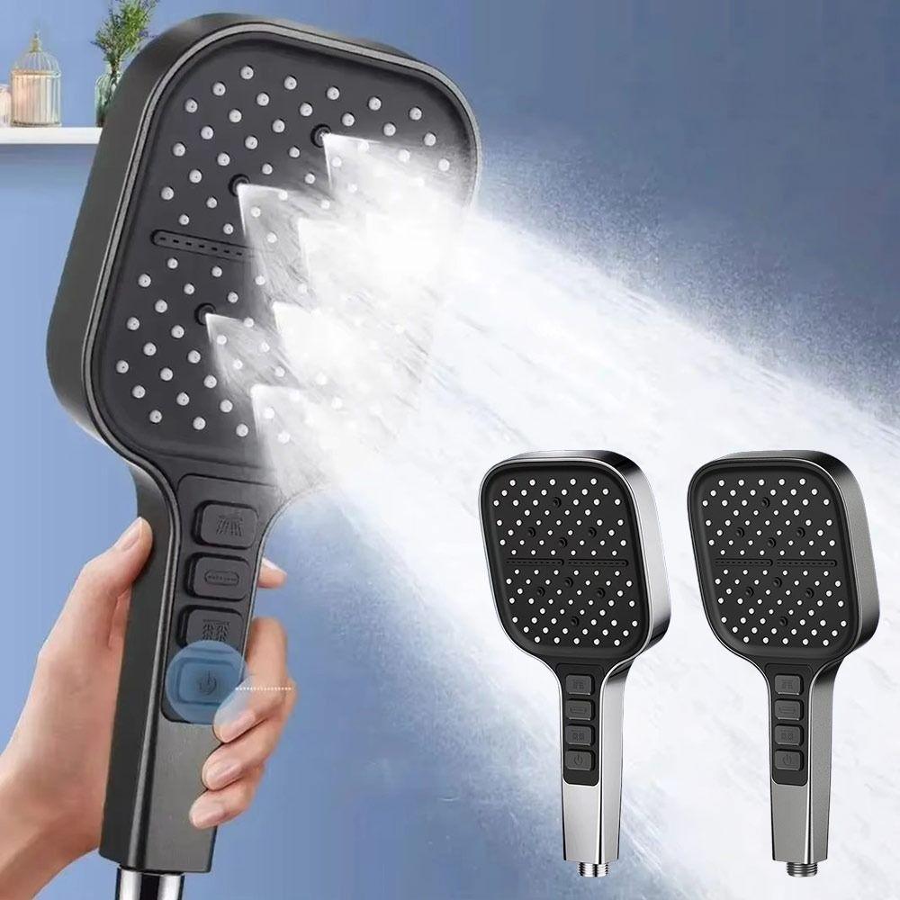Handheld Shower Head 7 Modes Adjustable Shower Sprayer Universal Rainfall Shower