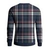 Men's Round Neck Long Sleeve Ribbed Knit Pullover