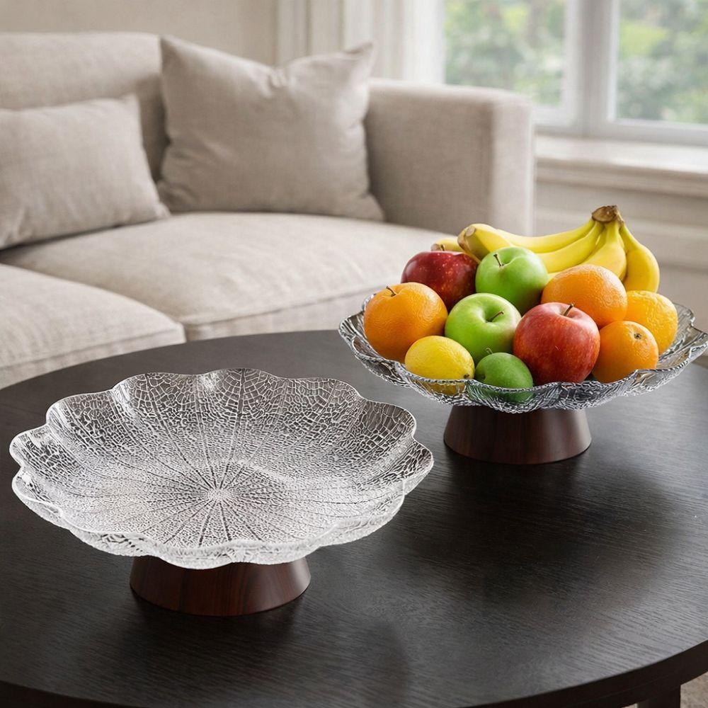 Draining Pedestal Fruit Bowl Plastic Dried Fruit Plate Fruit Display Stand  Table Centerpiece